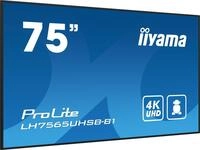 iiyama Prolite LH7565UHSB-B1 189cm 74,5" Digital Signage Display IPS LED Panel...