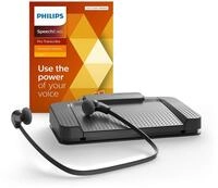 Philips LFH7277/08 SpeechExec Transkriptionsset, ergonomischer USB-Fu&szlig;schalter