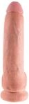 Pipedream King Cock, Dildo mit Kugeln, Flesh, 22.9 cm