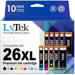 26XL Druckerpatronen Kompatibel f&uuml;r Epson 26XL Multipack, 10er-Pack