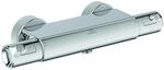 Ideal Standard A7695AA Ceratherm T50 Brausethermostat Aufputz, mit Wrap-Over-Ablage,