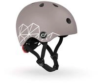 Scoot and Ride XXS Graphics Helm aus PVC-freiem Kunststoff mit LED-Licht an der