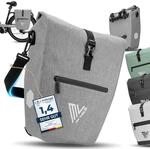 MIVELO 2in1 Fahrradtasche Gep&auml;cktr&auml;gertasche wasserdicht 100% PVC frei + Laptopfach