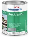 Remmers Deckfarbe fenstergrau (RAL 7040), 0,75 Liter, Deckfarbe f&uuml;r innen und