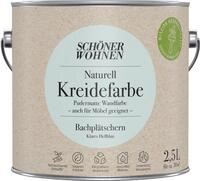 2,5L Sch&ouml;ner Wohnen Naturell Kreidefarbe Bachpl&auml;tschern, Klares Hellblau