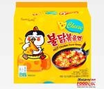 Samyang Hot Chicken Buldak Ramen Noodle Cheese Flavor (Pack of 5)