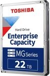 Toshiba 22TB Enterprise Internal Hard Drive &ndash; MG Series 3.5" SATA HDD for...