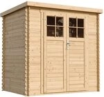 TIMBELA M311F+M311G Holzhaus Gartenhaus - Gartenschuppen Holz mit Boden Impr&auml;gnierte