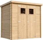 TIMBELA M311+M311G Holzhaus Gartenhaus - Gartenschuppen Holz mit Boden Impr&auml;gnierte