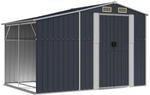 vidaXL Ger&auml;tehaus, Gartenhaus mit Schr&auml;gdach Griffe, Gartenschuppen Schuppen...