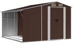 vidaXL Ger&auml;tehaus, Gartenhaus mit Schr&auml;gdach Griffe, Gartenschuppen Schuppen...