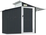 vidaXL Ger&auml;teschuppen, Gartenhaus mit viel Stauraum, Rostfrei Ger&auml;tehaus mit...