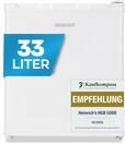 Heinrichs Mini Gefrierschrank 33L -18&deg;C klein leise 40db Gefrierbox Wechselbarer