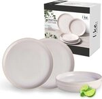 like. by Villeroy & Boch – Crafted Cotton Dinner-Set 4 teilig Weiß, like. by Villeroy & Boch – Crafted Cotton Dinner-Set 4 teilig Weiß,