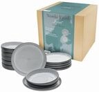 CreaTable, 21520, Serie Nordic Fjord, 12-teiliges Geschirrset f&uuml;r 6 Personen,...