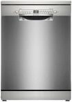Bosch SMS2HVI02E, Serie 2, Geschirrsp&uuml;ler 60 cm, freistehend, geb&uuml;rsteter Stahl,