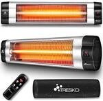TRESKO&reg; Infrarot Heizstrahler 2500W mit Fernbedienung f&uuml;r Innen & Au&szlig;en