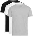 Tommy Hilfiger Herren 3er Pack T-Shirts Kurzarm Stretch Rundhalsausschnitt,