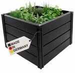 NYVI Hochbeet NYVIGreen M 82x82x61cm 336 Liter - Kunststoff Kr&auml;uterbeet f&uuml;r...
