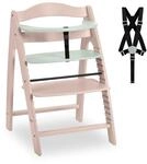 hauck Kinder Hochstuhl Arketa Buchenholz - Mitwachsender Holz Babystuhl (FSC&reg;