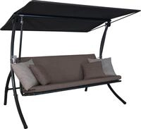 ANGERER Hollywoodschaukel Motion Smart Olive | Gartenschaukel Made in Germany,