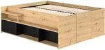 Parisot Stauraum-Hochbett Travel Artisan Eiche