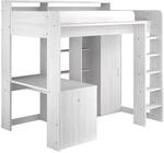 Parisot GRASEKAMP Qualit&auml;t seit 1972 Hochbett mit integriertem Schreibtisch und