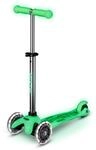 Micro&reg; Mini Deluxe Glow LED-Scooter mit 3 R&auml;dern f&uuml;r Jungen und M&auml;dchen,
