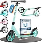 Rollk&ouml;nig &reg; Roller Kinder 6 Jahre+ I Faltbarer Scooter Kinder mit gro&szlig;en R&auml;dern I