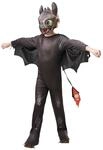 Rubie's 3641470 HOW TO TRAIN YOUR DRAGON Drache Kost&uuml;m, Unisex-Kinder, schwarz, S