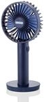 Unold Handventilator Breezy II Blue 86628 &ndash; Akku Handventilator 5 Stufen, 2&ndash;8