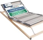 AM Qualit&auml;tsmatratzen 7 Zonen Lattenrost 110x200 verstellbar mit 44...