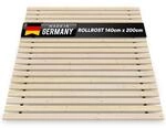 TUGA - Holztech Rollrost 140 x 200 cm 20mm 300kg Lattenrost Rolllattenrost Stabiler