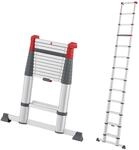Hailo Master T100 FlexLine Sicherheits-Teleskopleiter - ausziehbare Leiter aus