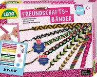 Lena 42689 - Bastelset Freundschaftsb&auml;nder kn&uuml;pfen gro&szlig;, Komplettset mit 13