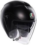 AGV - IRIDES E2206, Motorrad Jet-Helmet, Unisex, Helm mit Kratzfestes Visier mit