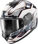 SHARK, Integraler Motorradhelm RIDILL 2 MATRIX x TROY LEE DESIGN CAMO White Silver