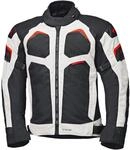 Held Manzano Top wasserdichte Motorrad Textiljacke, wei&szlig;/schwarz/rot, L