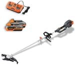 FUXTEC Akku Motorsense 2x20V FX-E2MSSET&ndash; Schnittbreite 25,5 &ndash; 35cm, 10Kg leicht,
