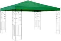 QUICK STAR Ersatzdach f&uuml;r Rank Pavillon 3x3m Gr&uuml;n Ersatzbezug Pavillondach