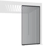 Weide Vertikale Lamellenwand Paneel Zubeh&ouml;r f&uuml;r Weide Pergola | Aluminium 