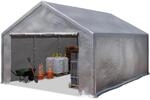 TOOLPORT Lagerzelt 4x6 m Zelthalle Unterstand Zeltgarage PE Plane 350 N...
