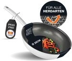 Moritz & Moritz Edelstahlpfanne Wabenstruktur 28cm mit Keramikbeschichtung der