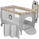 Lionelo Stefi Plus Reisebett bis 15 kg Babybett Kinderreisebett mit Matratze
