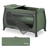 Hauck Reisebett Set mit Neugeborenen Zubeh&ouml;r Play N Relax Center Dark Green |...
