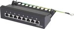 Renkforce 8 Port Netzwerk-Patchbox CAT 6a 1 HE Best&uuml;ckt