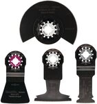 Makita B-67505 Starlock Fussboden-Set 4-tlg. f&uuml;r Holz, Holz mit Nagelr&uuml;ckst&auml;nden,