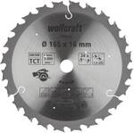wolfcraft Akku-Handkreiss&auml;geblatt &Oslash; 165 x 16 mm - Serie lila - schnelle,