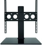 Technisat 2021/2787 Universal TV-Tischfu&szlig; mit Glasboden, 32 bis 55 Zoll