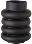 Boltze Ribbo Vase schwarz matt 20cm (1 St&uuml;ck)